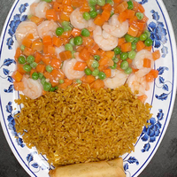 Shrimp with Green Peas (Lunch)